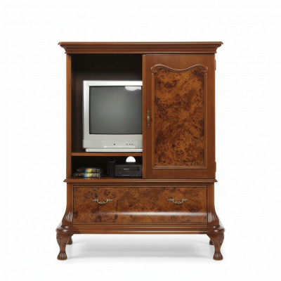tv-kast Muur tv-kast Verborgen tv met deuren rtv dressoir Hout