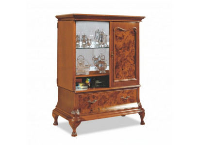Huisbar kast woonkamer kasten barkast vitrine Italiaanse meubels hout