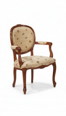 Eetkamerstoel bruin Luxe klassieke houten stoelen Italiaanse meubels