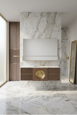Wasbak bruin Badkamer armaturen Badkamer meubels klassieke meubels nieuw