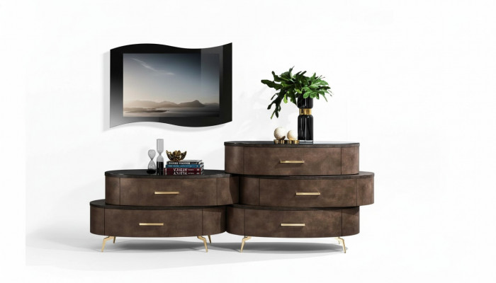 Tv-meubel tv-kast tafel woonkamer dressoir hout modern meubilair
