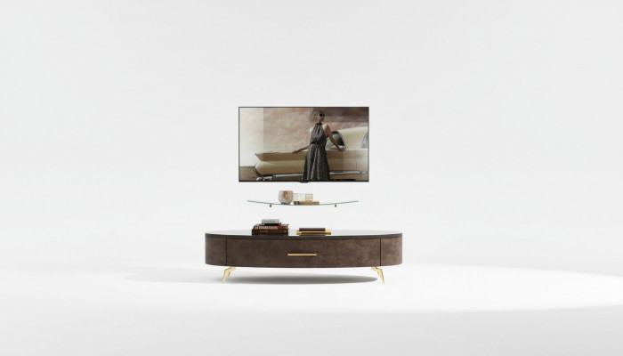 Woonkamer tv-meubel Dressoir tv-kast Tafel Commode Laag tv-meubel Hout Modern Nieuw