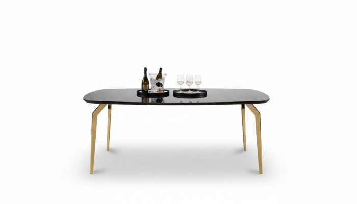Luxe eettafel Moderne eetkamer Keuken Eettafels Ontwerp tafel Glas 250 cm XXL