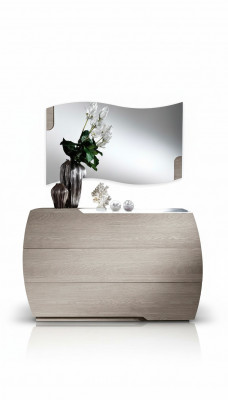 Dressoir met spiegelset, dressoirs houtgroep slaapkamer modern set nieuw