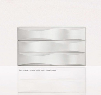 Luxe set commode met spiegel, commode console set hout modern design wit.