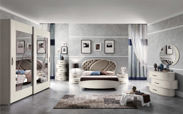 Chesterfield tweepersoonsbed bed bedframes bedden gestoffeerd bed luxe meubels Italië