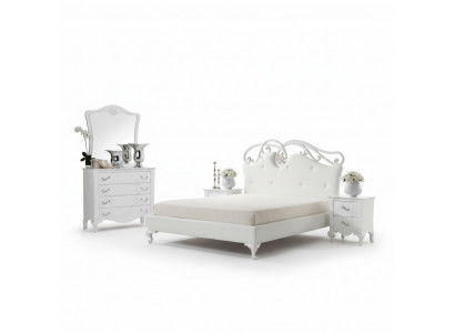 Luxe tweepersoonsbed bed bedframe bedframes dubbel modern luxe Italië stijl nieuw