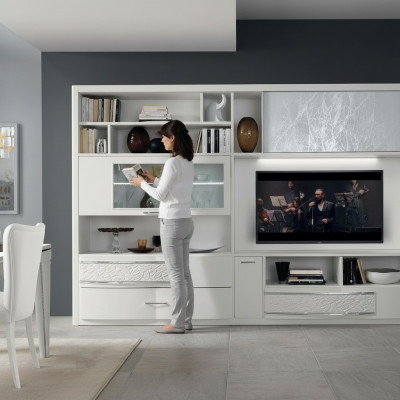 Woonwand rtv wandkast dressoir tv dressoir hout design modern meubels nieuw