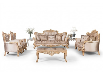 Sofagroep 3+3+1+1 zitsbank salontafel set bank bankstel banken set 5-delig