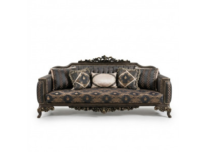Bankstel 3-zits meubel stof driezits banken luxe woonkamer barok stijl 3-zits nieuw