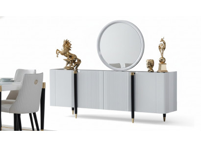 Commode Spiegel commodes console meubelen Italiaanse stijl garnituur set 2-delig