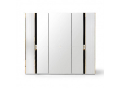 Kledingkast Meubels Kast Italiaanse Stijl Luxe Kasten Slaapkamer Goud