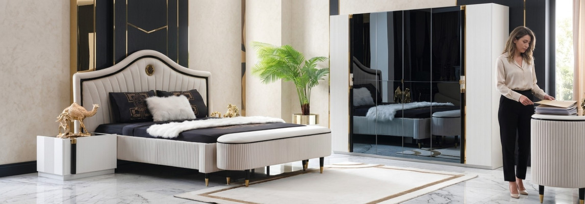 Slaapkamer Ontwerp Bed Luxe Bedden Nieuw Dubbel Gestoffeerd Meubilair Hotel Huwelijk Ontwerp