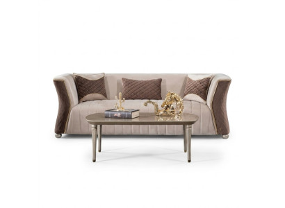 Bekleding Designer Meubelen Driepersoons Bankstel 3-Zits Bankstellen Luxe Textiel Bankstellen groot