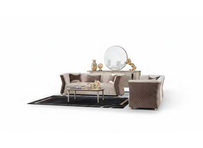 Bankstel Driepersoonsbank Banken Bank Luxe 3+3 Zitbankenset Bank Bekleding