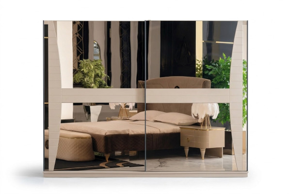 Kledingkasten Slaapkamer Luxe kledingkast Kast Hout Moderne meubels