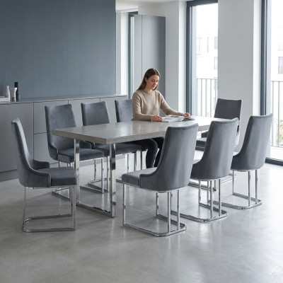 Eetkamerstoelen Eethoek Set 8x Stoel Set Groep Chesterfield