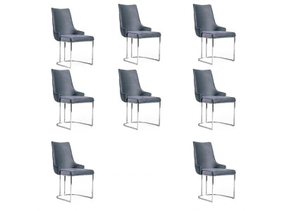 Eetkamerstoelen Eethoek Set 8x Stoel Set Groep Chesterfield