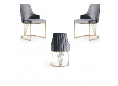 Stoel 2x Eetkamer Nieuwe Stoelen Gestoffeerde Stoel Metalen Loungedesign Meubels