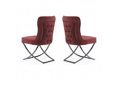 Chesterfield hotel-meubelstof bekledingsgroep 2x set designstoel