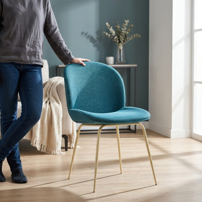 Stoel zonder armleuning Eetkamerstoel Hout Eetkamerstoelen Ontwerp
