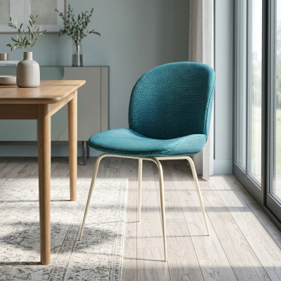 Stoel zonder armleuning Eetkamerstoel Hout Eetkamerstoelen Ontwerp