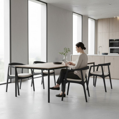 Ontwerp 8 stoelen groep eetkamerset fauteuil nieuw set gestoffeerde stoel