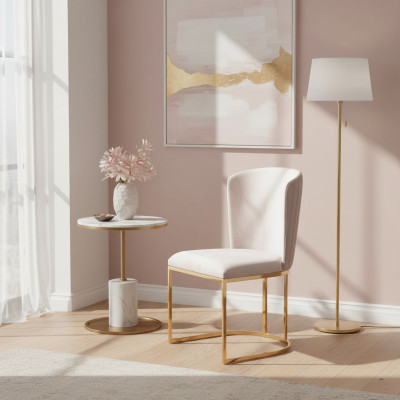 Stoel 4x Stoel Groep Set Woon Eetkamer Garnituur Stijl Textiel Modern