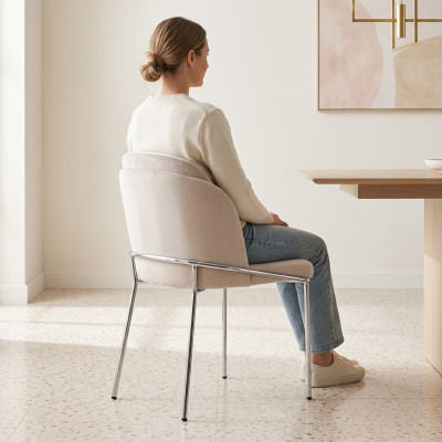 Eetkamerstoel Bureaustoel Designer houten stoelen gestoffeerde stoel Woonkamer