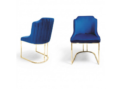 Stoel Hout Armstoel Fauteuil Eetkamerstoelen Bureaustoel Blauw Keukenstoel