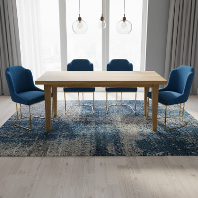 Garnitur Set 6x Eetkamerstoel Zitgroep Stoelen Textiel Bekleding