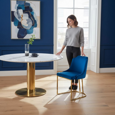 Ontwerp Stoelestel Groep Bekleding Textiel 8 Stoelen Meubels Luxe Set