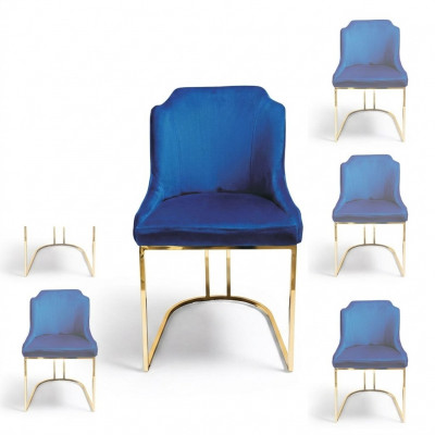 Ontwerp Stoelestel Groep Bekleding Textiel 8 Stoelen Meubels Luxe Set