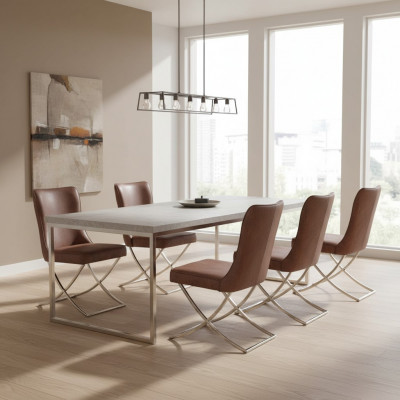 Stoel 6 eetkamer clubfauteuil houten loungemeubel gestoffeerde stoel