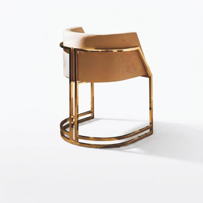 Luxe 1x stoel eetkamerstoel fauteuil woonkamerstoel gestoffeerde stoel