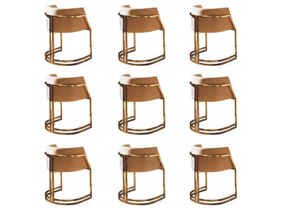 Ontwerp Stoel Stof Armstoel Beklede Stoelen Set van 8 Gastro Eetkamer