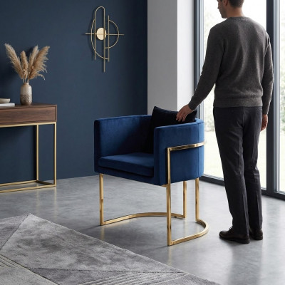 Stoel 2x Eetkamerstoelen Fauteuil Roestvrij Staal Design Meubels Metaal Staal