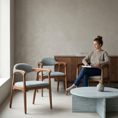 Garnituur eetkamerstoel set 2X stoelen Italiaanse stijl luxe meubels