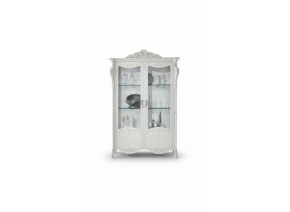 Vitrine Wit Glazen Kast Design Klassieke Kast Luxe Houten Meubels Vitrines Nieuw