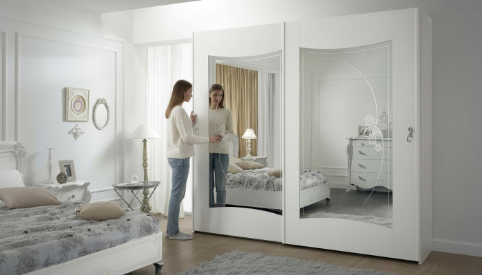 Kledingkast Wit Luxe Meubilair Italiaanse Inrichting Slaapkamer Kast