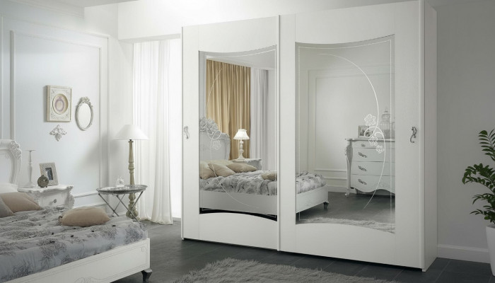 Kledingkast Wit Luxe Meubilair Italiaanse Inrichting Slaapkamer Kast