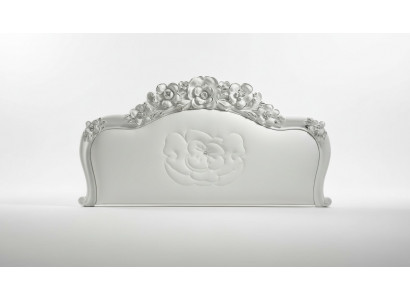 Bed Wit Slaapkamer Bedden Hout Luxe Meubels Ontwerp Klassiek Hotel Tweepersoons