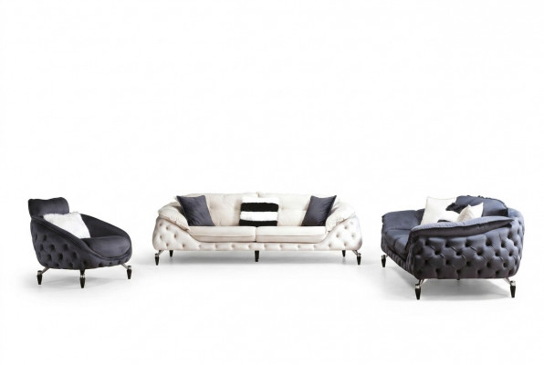 Chesterfield fauteuil 1-zits zwart woonkamer luxe design