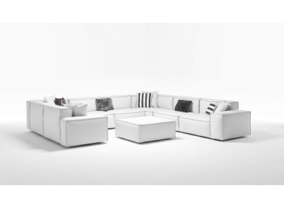 Poef Wit Woonkamer Elegant Meubel Luxe Design Italiaanse Stijl
