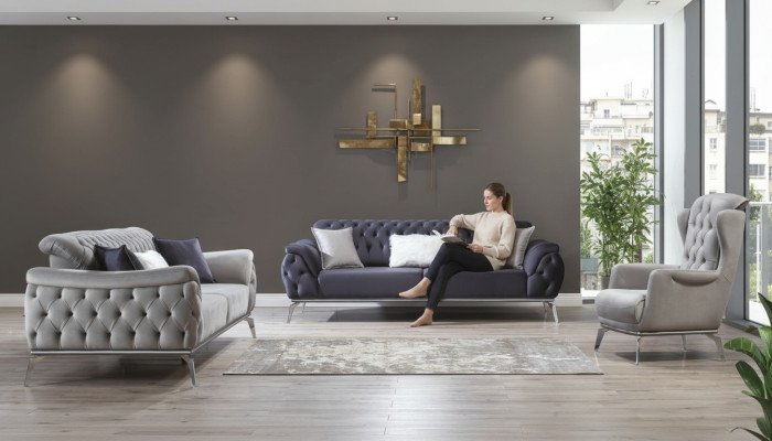 Fauteuil 1-zits Wit Fauteuil Luxe Design Elegante Meubel Italiaanse Stijl