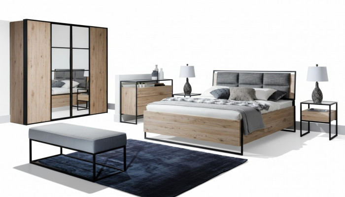 Kledingkast Bruin Hout Meubel Ontwerp Elegant Slaapkamer Modern Kast Nieuw