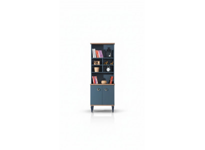 Bücherregal Blau Jugendzimmer Möbel Bücherschrank Modern Kinderzimmer Neu