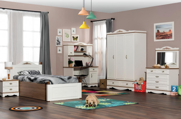 Bureau Wit Kinderkamer Tienerkamer Luxe Ontwerp Tafels Modern Nieuw