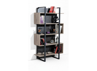 Boekenkast modern hout kinderkamer bruin kast meubelontwerp slaapkamer nieuw