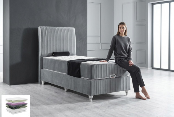 Luxe boxspringbed Hotel Singel bedden met matras 90x200 meubels